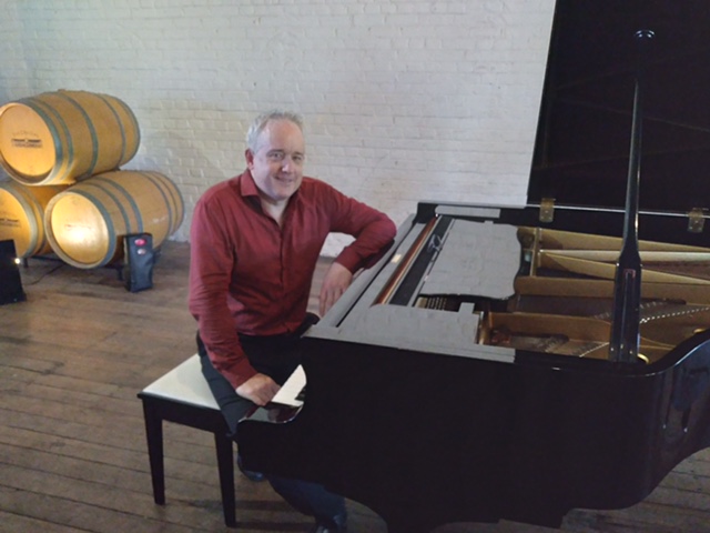 Clemens Leske in the Barrel Room at Chateau Tanunda